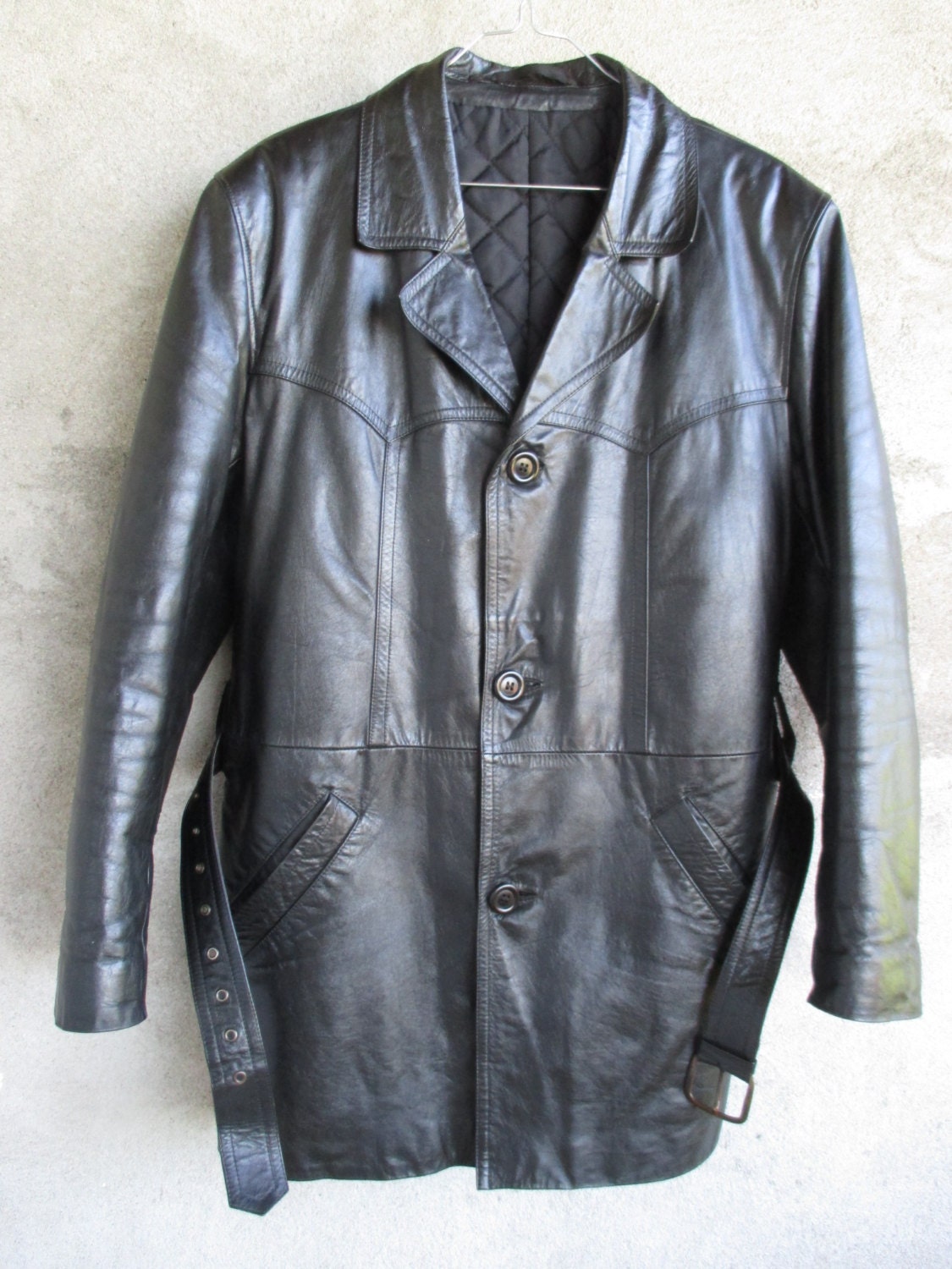 Vintage Men S Leather Jacket 54
