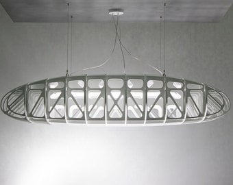 IN THE AIR 180cm – a large modern ceiling light lamp