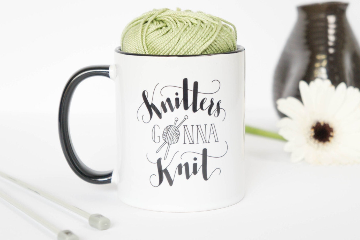 knitting mug funny knitter gift 'Knitters gonna
