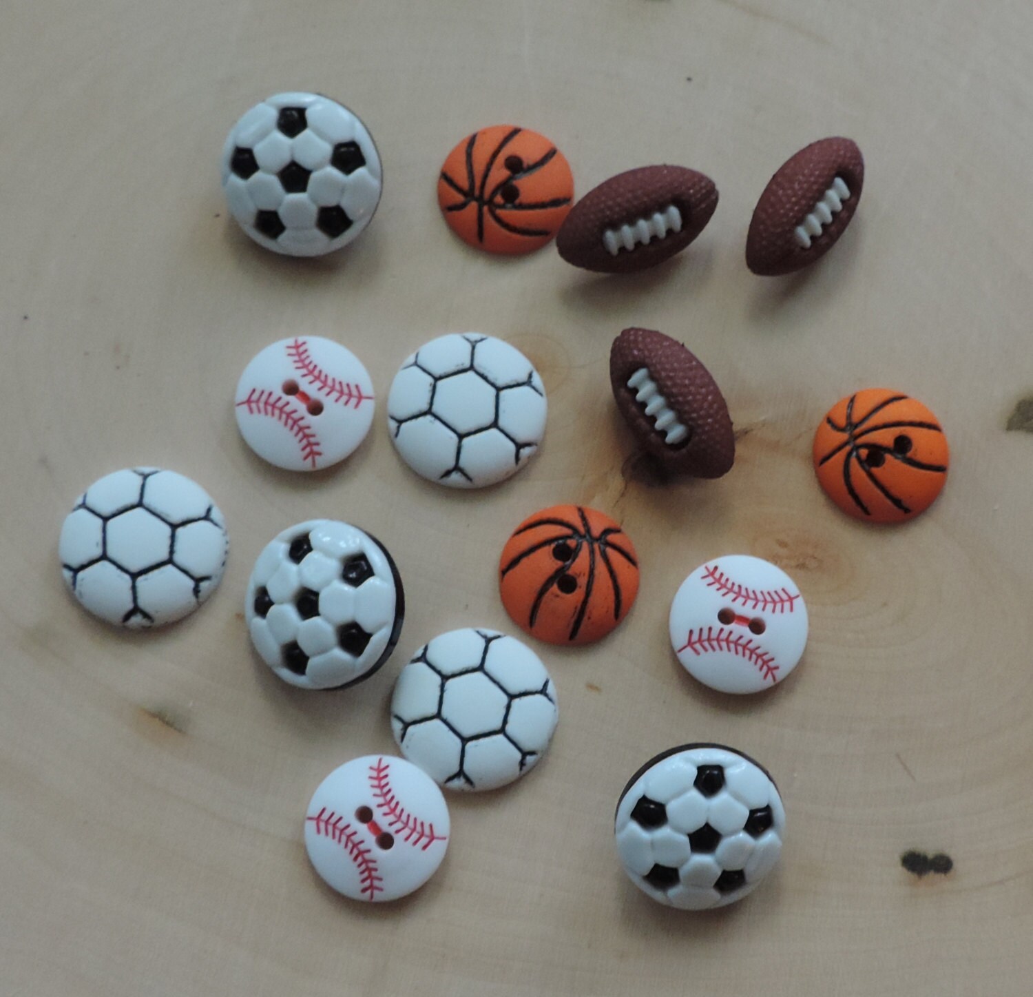 Sport Buttons Novelty Button Assortment by Buttons Galore