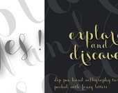 Digital Font | INSTANT DOWNLOAD |monmica basic font | single font file | Open Type Font (.otf)