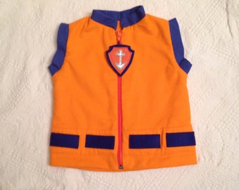 Water Rescuer zuma Life Guard surfer Patrol vest - Flannel