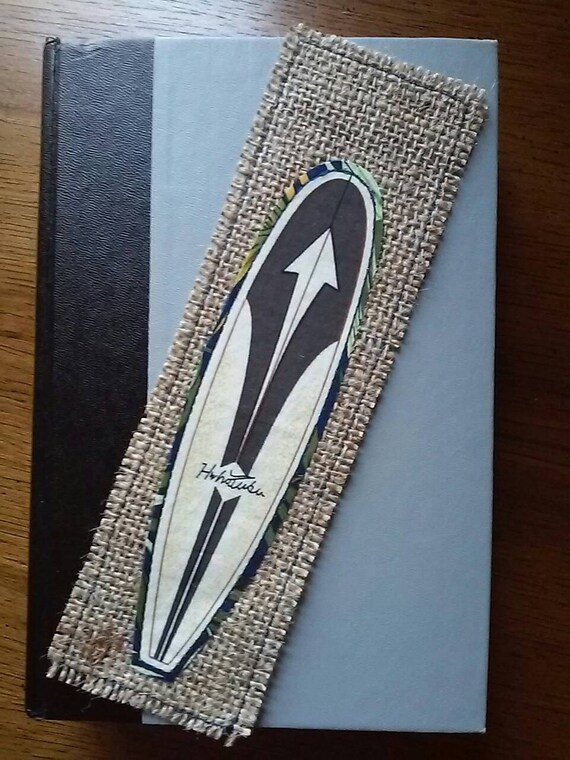 Surfboard Bookmark by SandyBums on Etsy