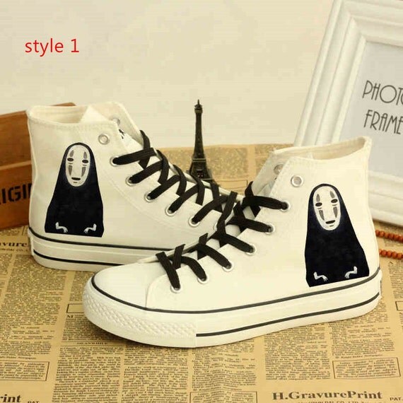 Japanese Anime Cartoon Flat Canvas Shoes Hand Painted Shoes Japanese Anime Cartoon Flat Canvas Shoes Hand Painted Shoes