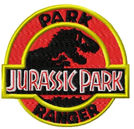 Jurassic Park Ranger Fill Stitch Machine Embroidery Design