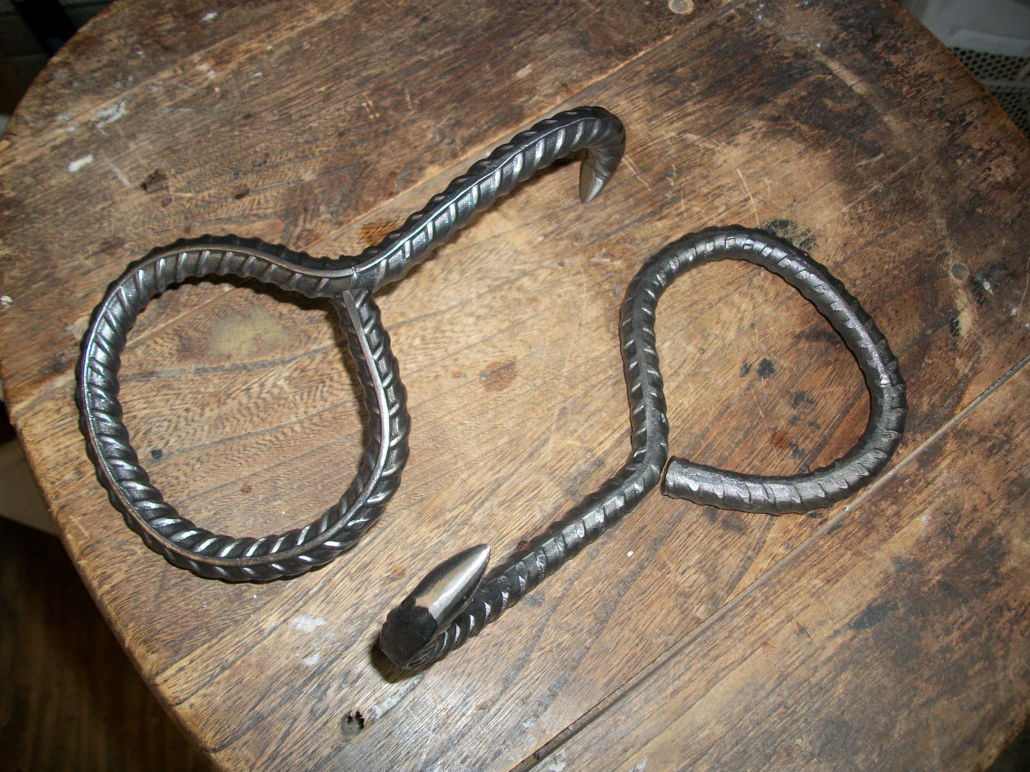 Rebar Hand Hooks set by on Etsy