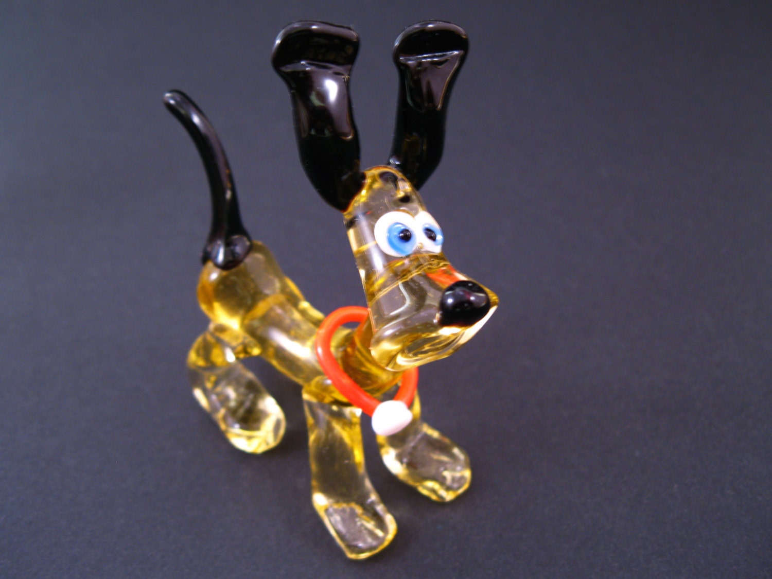 glass dog figurine