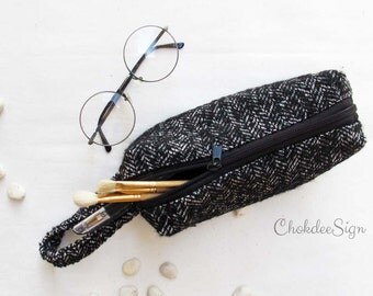 Pencil Case, Zipper Pouch, Small Cosmetic Bag.