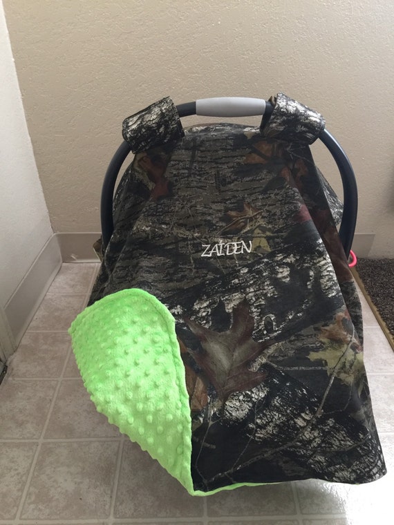 Mossy oak camo carseat canopy car seat by BrilliancebyLandon
