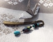 Colorful bookmark - Dragon bookmark - Unique bookmark - Metal bookmark - Beaded bookmark - Book marks - Gift ideas for book lovers Colorful bookmark - Dragon bookmark - Unique bookmark - Metal bookmark - Beaded bookmark - Book marks - Gift ideas for book lovers