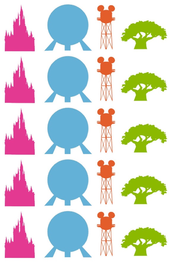 Download D120 // Walt Disney World Park Icons Stickers by PrettySheepy