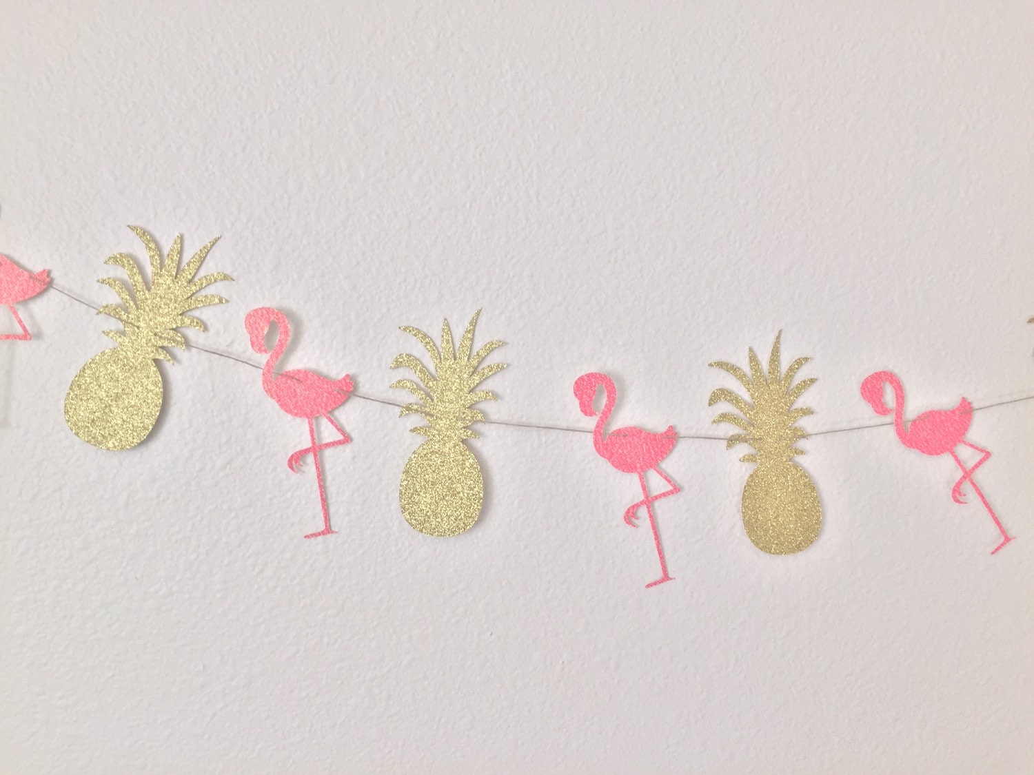 Pineapple Flamingo Banner Pineapple Flamingo Garland Flamingo