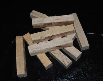 Spalted Maple pen turning blanks, 1” X 1” X 6”, wood working supplies, wood turning supplies