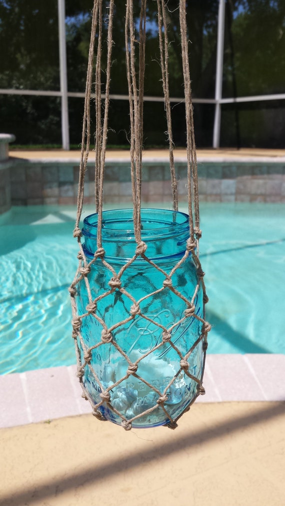 Hanging lanternRustic lanternPool décorBeach décorSeashell