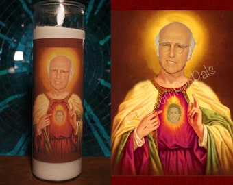 Saint Larry David Prayer Candle / Curb Your Enthusiasm