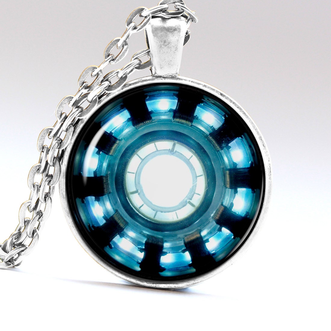Arc Reactor Pendant Iron Jewelry Synthesis Necklace by AimPendants