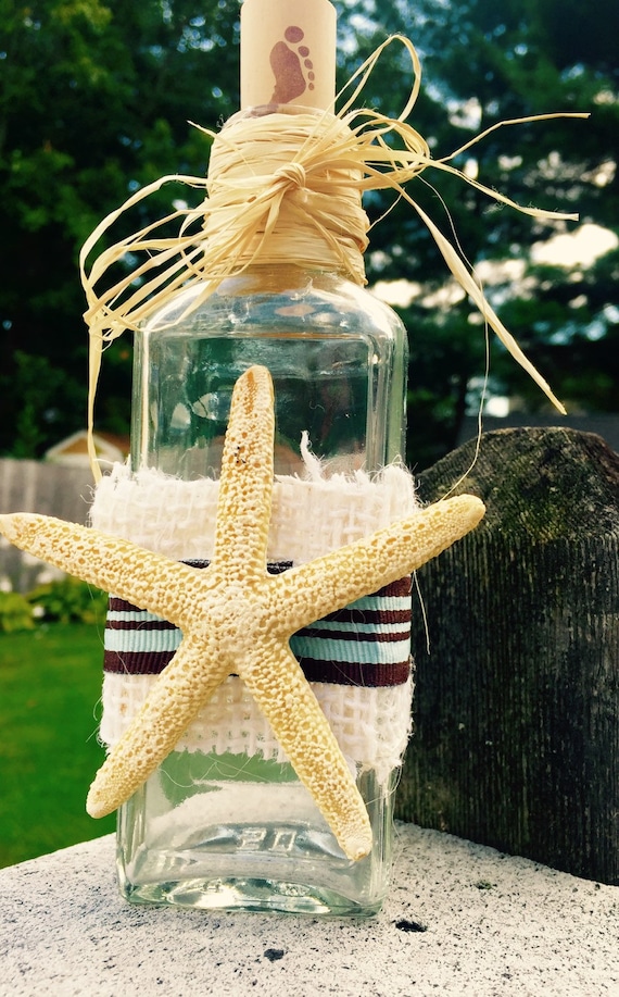 Unique Starfish decorative Barefoot wine Cork by ShoreSerenity
