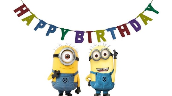 Carte Anniversaire Les Minions