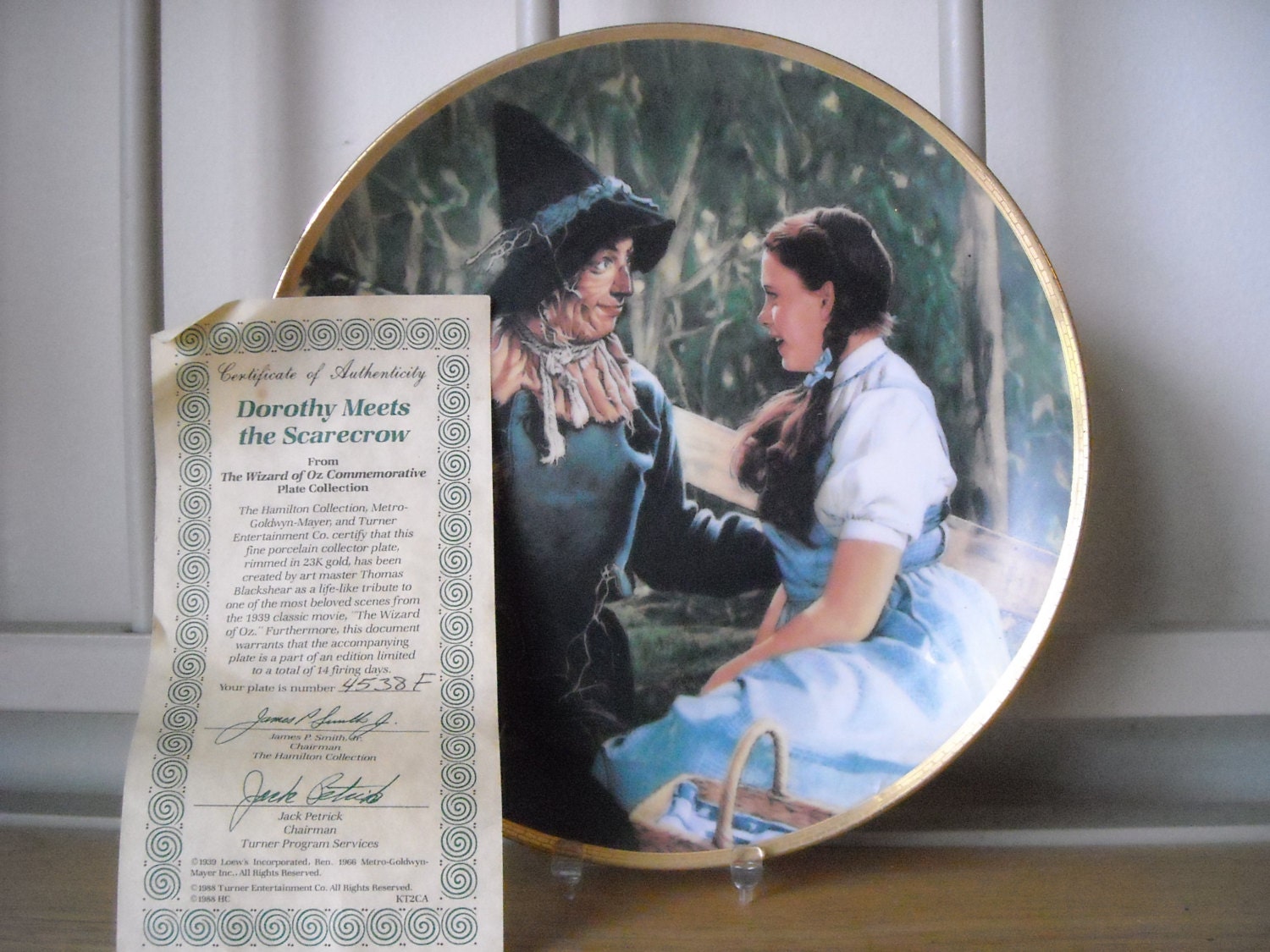 Hamilton Collection Wizard of Oz Plates 50th Anniversary