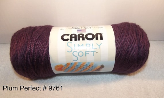 Caron Simply Soft Plum Perfect Acrylic Yarn by CraftingWithLeeAnn