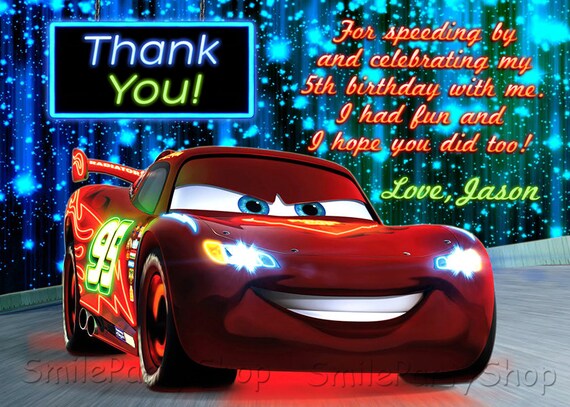 items-similar-to-lightning-mcqueen-thank-you-card-disney-cars-thanks