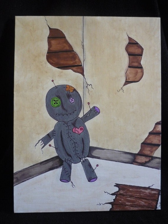 voodoo doll voodoo doll painting voodoo doll customized