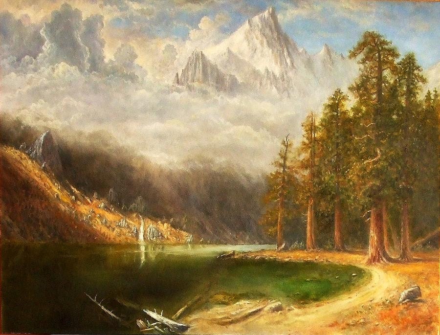 Among the Sierra Nevada Mountains Landscape Painting