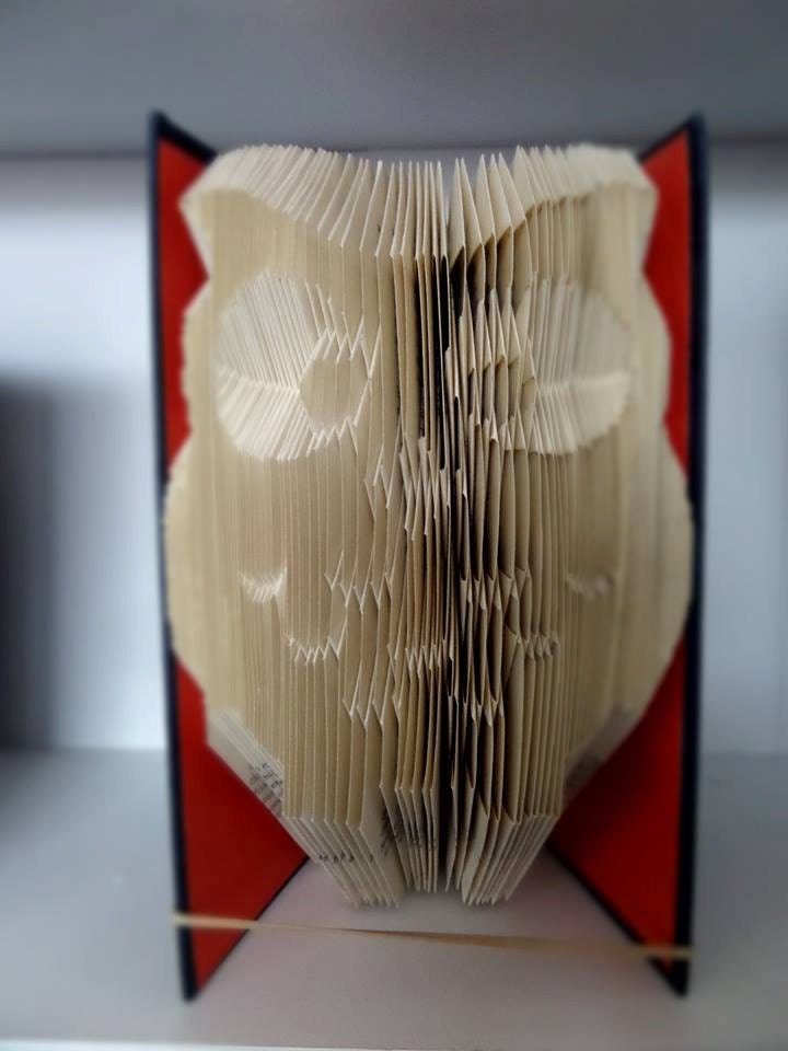 owl book folding pattern 230 folds PATTERN ONLY, animal folding pattern