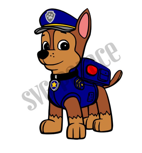 Free Free Paw Patrol Chase Svg Free 596 SVG PNG EPS DXF File