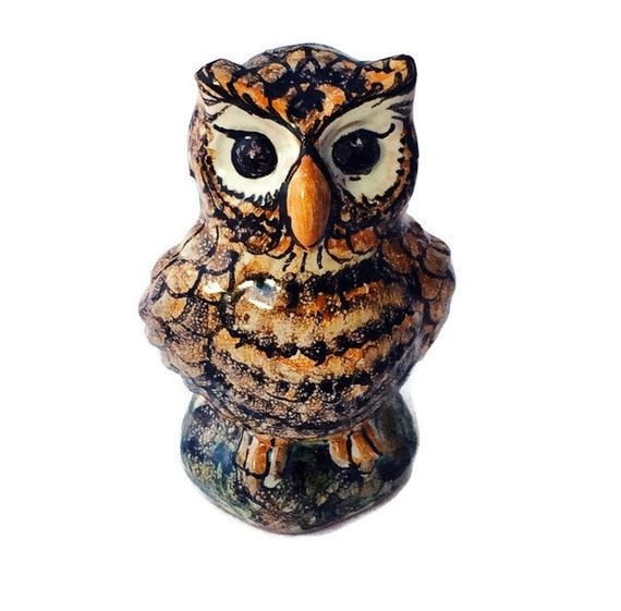 Small pottery owl ceramic owl pottery birds