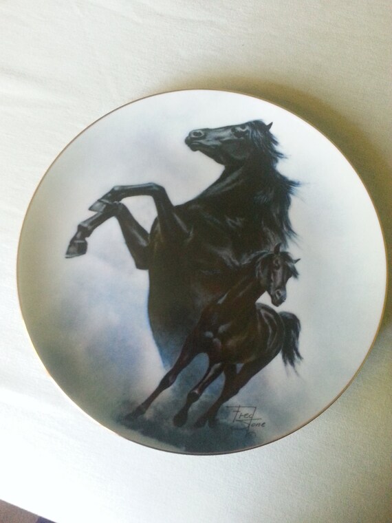 Fred Stone Black Stallion Collector Plate