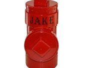 Custom dog treat jar, personalized hydrant container with your pets name/you choose color, font and font color/any occasion dog lover gift Custom dog treat jar, personalized hydrant container with your pets name/you choose color, font and font color/any occasion dog lover gift