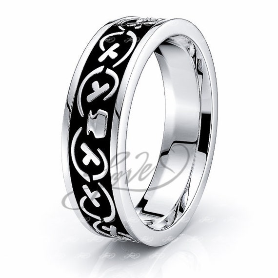 10k irish and celtic wedding rings