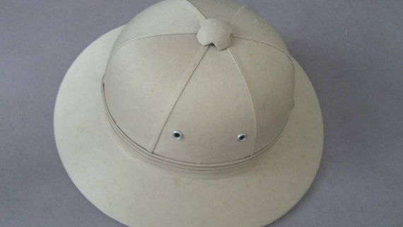 Authentic safari pith helmet