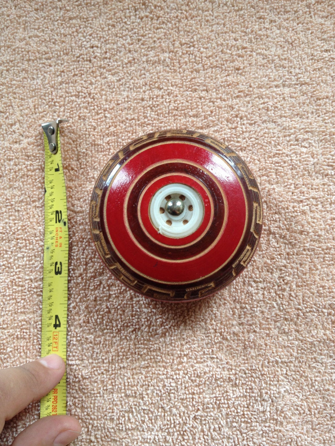 vintage wooden yoyo