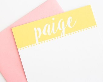 Personalized Stationery // Personalized Stationary // Monogram Stationery // Calligraphy Stationery // Stationery Set // Custom Stationary