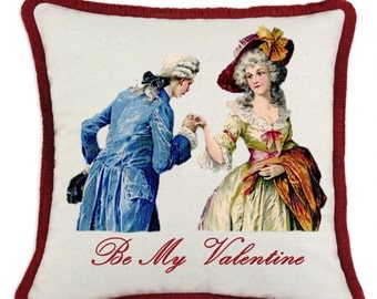 Vintage Valentine Pillow