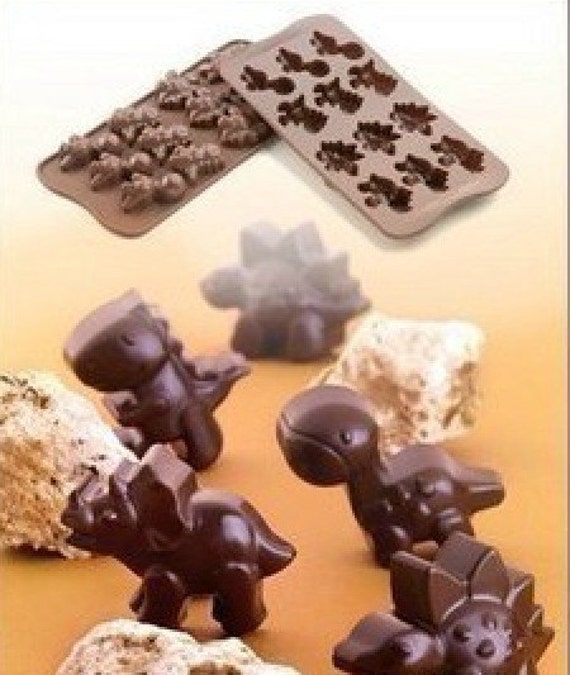 dinosaur fossil chocolate molds