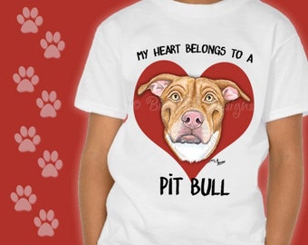 pit bull rescue t shirt