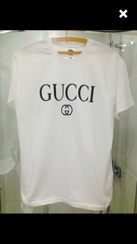 Gucci designer t shirt by Classyteesuk on Etsy