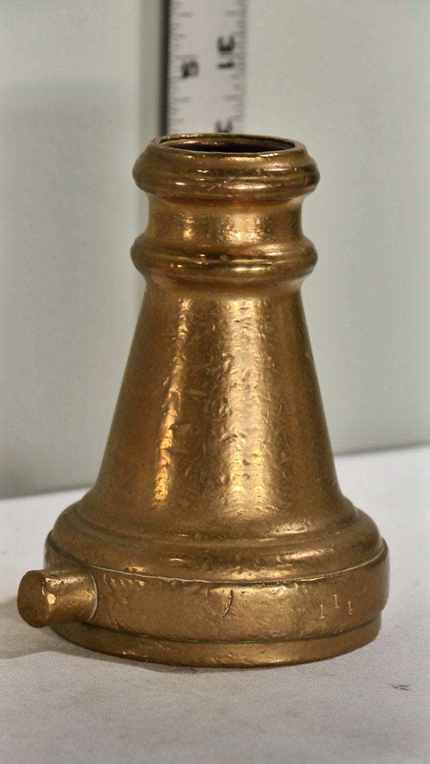 Antique Fire Hose Nozzle A00024 by SolInvictusInc on Etsy