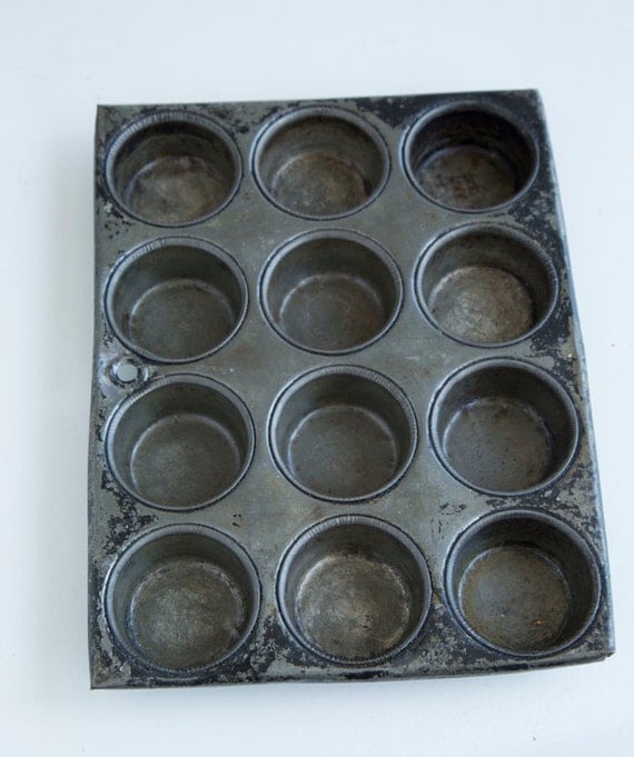 Vintage Mini Muffin Tin By Sweetpaul On Etsy