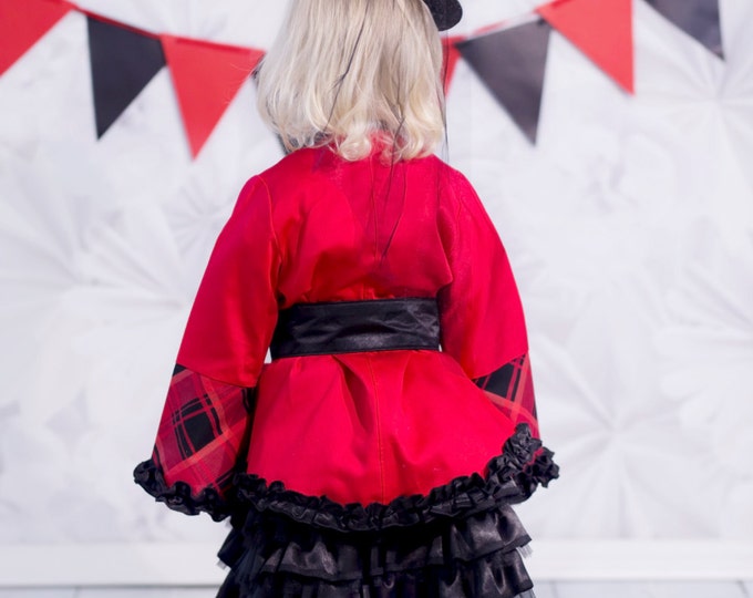 Circus Birthday Party Outfit - Toddler Carnival - Little Girls Ringmaster Costume - Girl Birthday Outfit - Boutique Costume -...