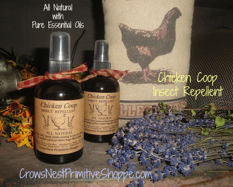 All Natural Chicken Coop Insect Repellent made with pure