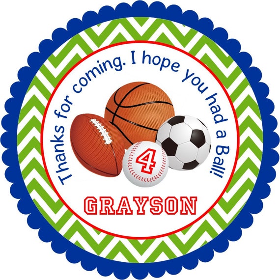 All Star Sports Stickers Sports Personalized Stickers All