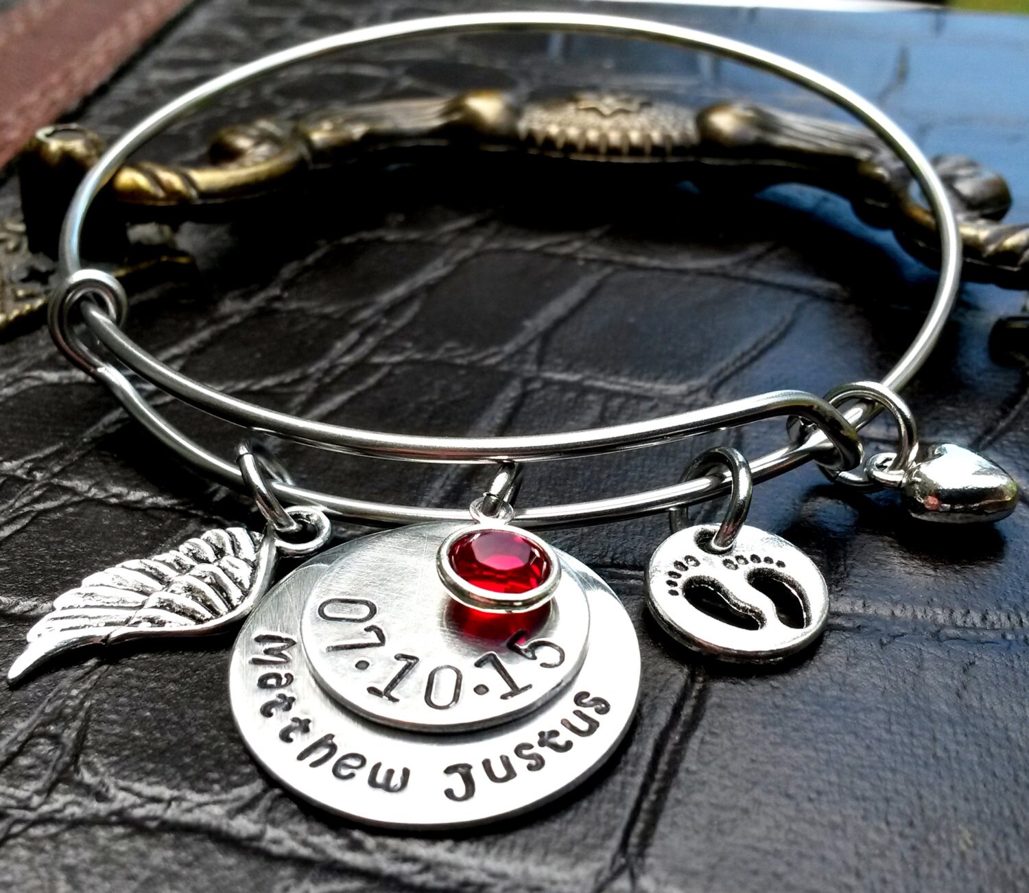 Memorial Bracelet Child Loss Bracelet Miscarry Keepsake