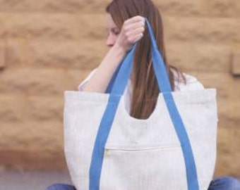 Poolside Tote Sewing Pattern by Noodlehead Handbag