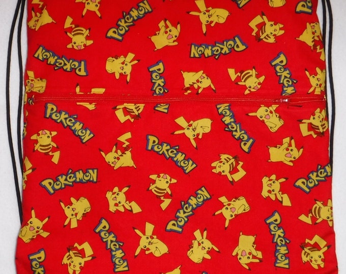 Original Crew Pikachu Red - 2 in 1 Backpack/tote