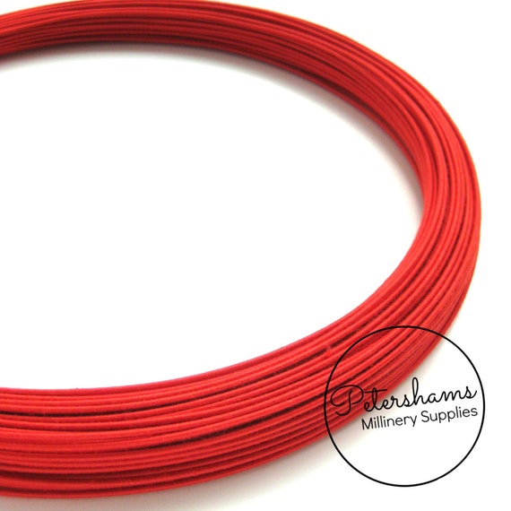 1.2mm 16 Gauge Extra Firm Cotton Covered Millinery Wire For