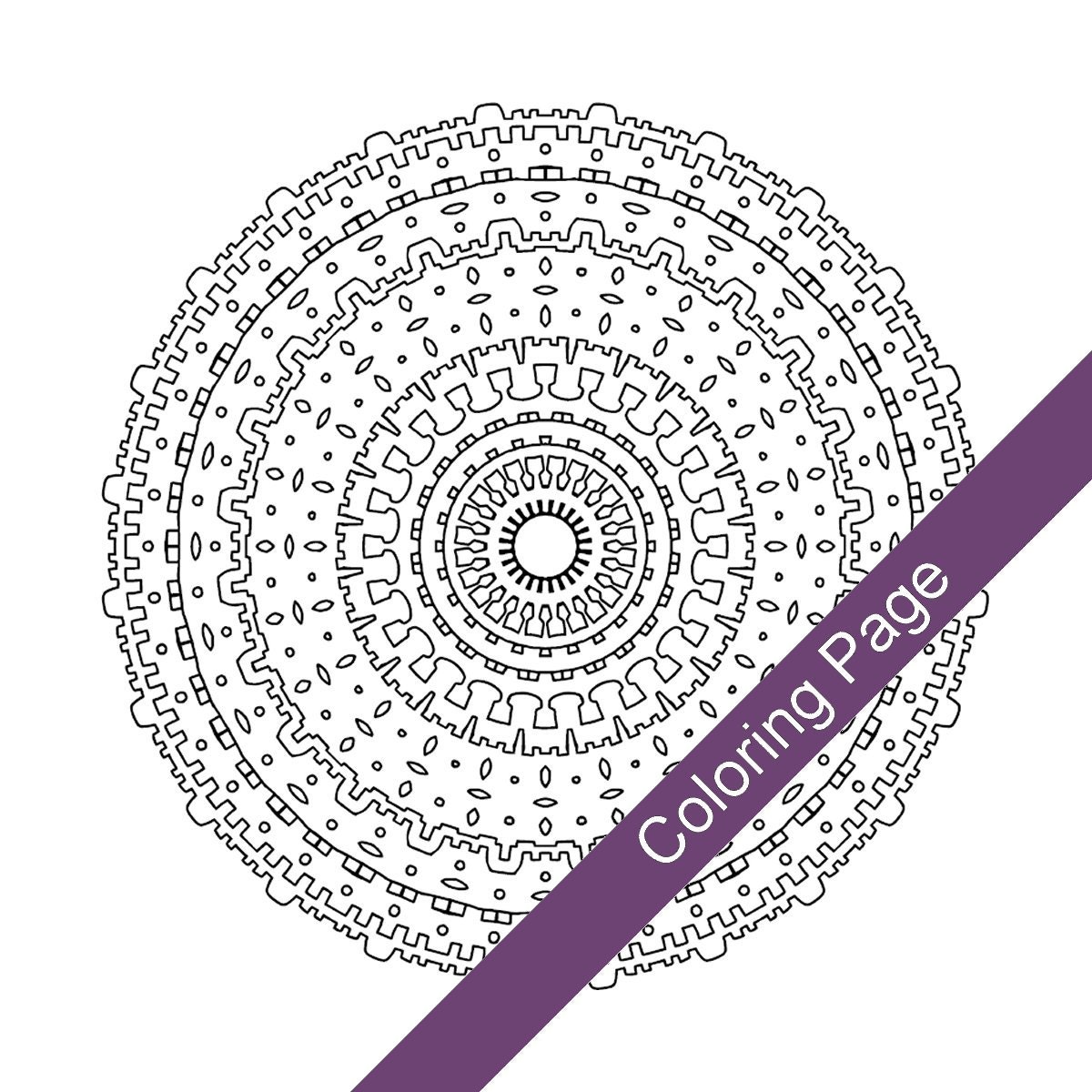 Boho Tribal Mandala Adult Coloring - Il Fullxfull.808648284 7210 